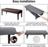Stretch Bench Covers, Bench Cushions Covers, Printed Seat Protector, Washable Slipcover, Rectangle Cover for Dining