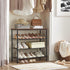 4-Tier Closet, 9-12 3 ULBS035B01 VASAGLE Shoe Rack, Shoe Storage Organizer for Entryway and Holds Pairs of Shoes