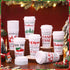 16 oz Winter(12 Cocoa,2.33.56.3 Inches) Tioncy Hot Chocolate Bar Supplies Christmas Reusable Coffee Cups Gift with Lids
