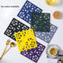 Smithcraft Silicone Trivets for Hot Pots and Pans, Square Hot Pads for Kitchen Counter, Multi Function Silicone Pot