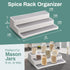Home Intuition 3 Tier 14 inch Non-Skid Spice Rack for Kitchen Pantry Organizer