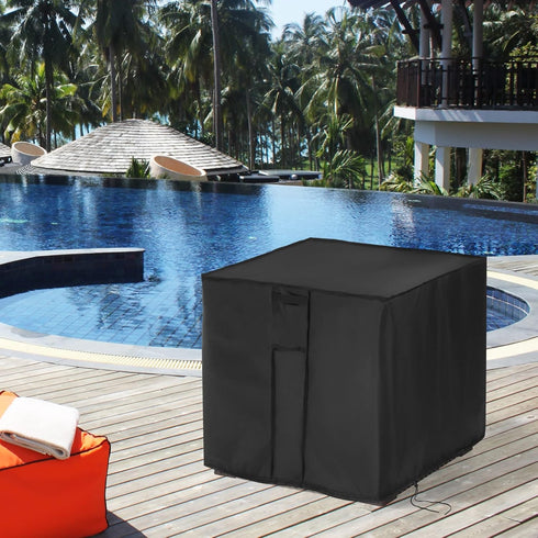 18''L 18''W x18''H Kingling Outdoor Cooler Table Cover for Keter Cooler Tables, Waterproof Patio Storage Cooler Table