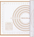 Large Silicone Pastry Mat, Extra Thick Non Stick Baking Mat with Measurement for Dough Rolling, Oven Liner