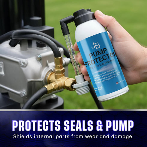 JB Industries 4 oz -25F, Pressure Washer Pump Saver Antifreeze & Lubricant, Prevents Freezing to Lubricates Pistons