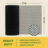 HWIUS 15.7INx43FT UV Resistant Black Plastic Mesh Fencing Roll for Chicken Dogs Rabbit Snake Poultry Barrier Gardening