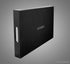17.5"x12" Home Redefined Beautiful Modern Elegant Rectangle Classic Black Faux Leather Decorative Tray Ottoman Coffee