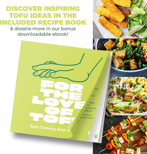 TofuBud Tofu Press - Presser for Firm or Extra Firm Tofu - Dishwasher Safe with Water Drainer - Made from Durable