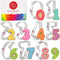 Ann Clark Cookie Cutters Number Cookie Cutters, 9-Pc. Set Made in USA