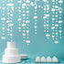 52Ft Valentines Day Party Decorations - White Heart Garland and Love Heart Hanging Paper Streamer Banner