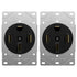 ENERLITES 50 Amp Range Receptacle Outlet, NEMA 14-50R, 3-Pole, 4 Wire, 250V, 66500-BK, 2 Pack, Black