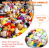 Clear Stuffed Animal Storage Bean Bag Chair Cover for Kids, Extra Large Waterparoof Beanbag Chair Cover with Zipper