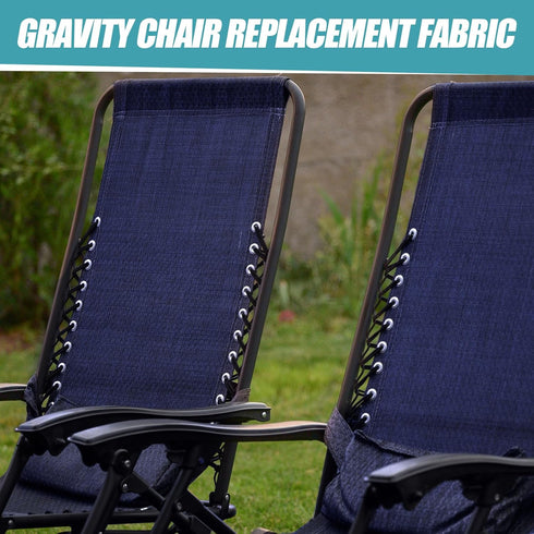 4 Pool(63 21 Inch,Blue) Queekay Chair Replacement Fabric with Bungee Cord Lounge Chair Cloth Mesh Repair Kit for Patio