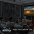 rabbitgoo Black Total Blackout Window Film, 35.4" x 78.7" Light Blocker for Sun Blocking and Privacy