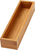 YBM HOME Bamboo Drawer Organizer Storage Box for Kitchen, Junk Drawer, Office, Bedroom, Craft, Sewing, Bathroom, 3x12x2
