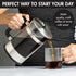 Primula 2-in-1 Coffee Maker, French Press & Cold Brew, 6 Cup Size, Durable Glass Carafe, Comfort Grip Handle
