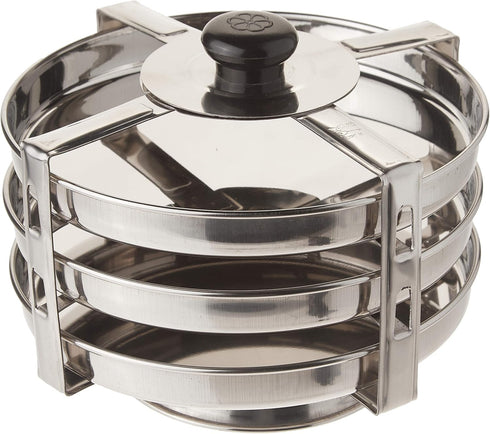 Tabakh Stackable Stainless Steel Food Container - Pressure Cooker Steamer Insert for Instant Pot 6qt & 8qt