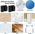 8 Pieces Wall Mount Phone Holder Adhesive, Remote Control Storage Box, Non-Slip Media Organizer for Bedroom and Kitchen