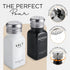 Brighter Barns Farmhouse Salt and Pepper Shakers Set, Rustic Vintage Glass Shakers with Stainless Steel Lids for Kitchen