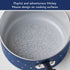 Farberware Disney Bon Voyage Ceramic Nonstick Lid, Dishwasher Safe, 2-Quart Saucepan, Blue