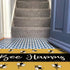 Welcome Mat Front Door Yellow Bee Decor, Indoor Outdoor Entryway Doormat, Summer Kitchen Bath Mat, 30 x 16 Inch