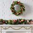 16 Feet Wooden Bead Garland for Christmas Tree Holiday Decoration (Gold)