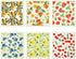Patelai 6 Pcs Swedish Dishcloth for Kitchen Fruit Swedish Dish Towels Swedishs