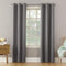 Sun Zero Becca Energy Efficient Grommet Curtain Panel, 40" x 95", Gray