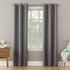 Sun Zero Becca Energy Efficient Grommet Curtain Panel, 40" x 95", Gray