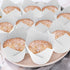 Jutom 200 Pack Tulip Cupcake Liners, Greaseproof Muffin Liners for Weddings and Parties, White