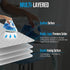Houseables Ironing Mat, Portable Iron Pad, Dryer Top Protector, 33 x 17, Magnetic Cover for Table Top