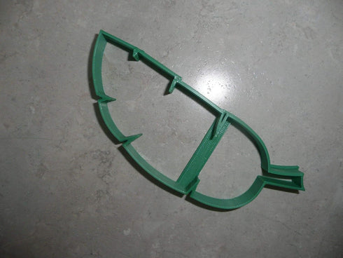 BANANA LEAF OUTLINE TROPICAL PLANT LEAVES COOKIE CUTTER MADE IN USA PR3761