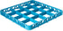 Carlisle FoodService Products RE1614 OptiClean 16 Compartment Divided Glass Rack Extender, Blue