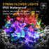 LIGHTOP 30LED L LAMPOP Flower Fairy Lights Battery Operated String Lights Cherry Blossom Waterproof Indoor Decoration