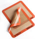 Silicone Baking Mats Set of 2 Square Non-Stick Reusable Air Fryer Linner - Best German Silicone - 9 inch by MMMAT