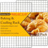 2PCS Heavy Duty Cooling Racks for Cooking and Baking, 10" x 15" Stainless Steel Wire Rack, Oven & Dishwasher Safe