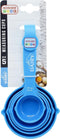 The Kosher Cook Dairy Blue Measuring Cups - 5 Piece Set - Color Coded Kitchen Tools - Stackable Nesting Design