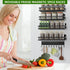 Umomi 5 Pack 10-Hook Magnetic Spice Rack for Refrigerator, Magnetic Shelf for Refrigerator, Moveable Fridge Magnetic