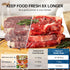 Vacuum Sealer Bags, 100 Gallon 11" x 16", Quart 8" x 12", Pint 6" x 10", Commercial Grade PreCut Bags