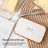 3 2-in-1 Countertop, Safe-Cozy DOWAN Glass Butter Dish with Ceramic Lid, Large Butter Container for Sticks, Butter Dish