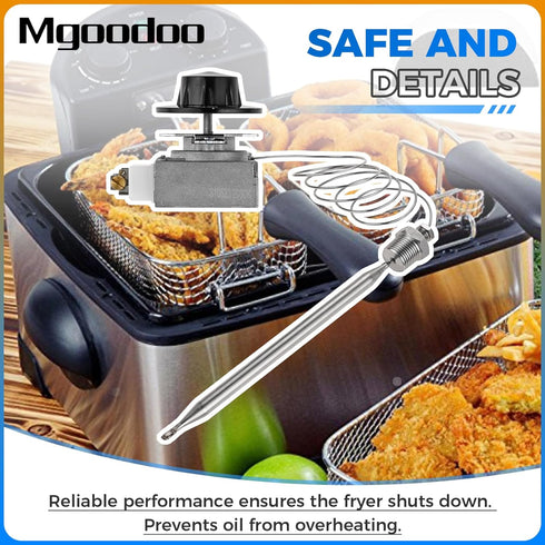 Mgoodoo RX-2-24 Thermostat for Fryer, 3/8" Mpt Stuff Box, Compatible with Atosa, Robertshaw, Adcraft Deep Fryer