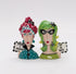 Fine Porcelain Dollymama's Lady Perfection-Spicy Salt and Pepper Shaker, 4-7/8" H