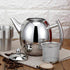 Durable Stainless Steel Teapot, Tea Coffee Pot Water Kettle with Filter, Large Capacity (1L)