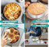 TeamFar Round Cake Pan, 8’’ x 3’’ Stainless Steel Deep Baking Pan for Birthday Party, Non-Toxic & Dishwasher Safe