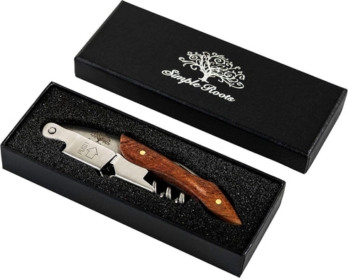 Simple Roots Classic Wine Opener - Best Sellers Classic Corkscrew for Wine Bottles, Manual Durable Bottle Opener for Servers, Bartenders, Cork Screws & More!