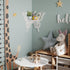 Butterfly Corner Shelf Nursery Wall Deor Floating Corner Shelf for Kids Room, Small Cute Decorative Shelf Wall Mounted