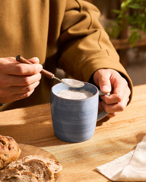 Set 6, 13 oz Set famiware Coffee Mugs of Meteor Ceramic Mug Cup with Handle for Coffee, Tea, Cappuccino, Latte, Milk