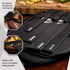 Asaya Professional Knife Edge Guards - Universal Blade Covers, 6Pcs, Extra Strength ABS Plastic, BPA-Free Felt Lining,