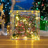 8.5 20 24 Inch Novelty Lights Foot Light Mini LED Crafting Lights, Warm White LEDs on Green Wire, Lead, Non-Connectable