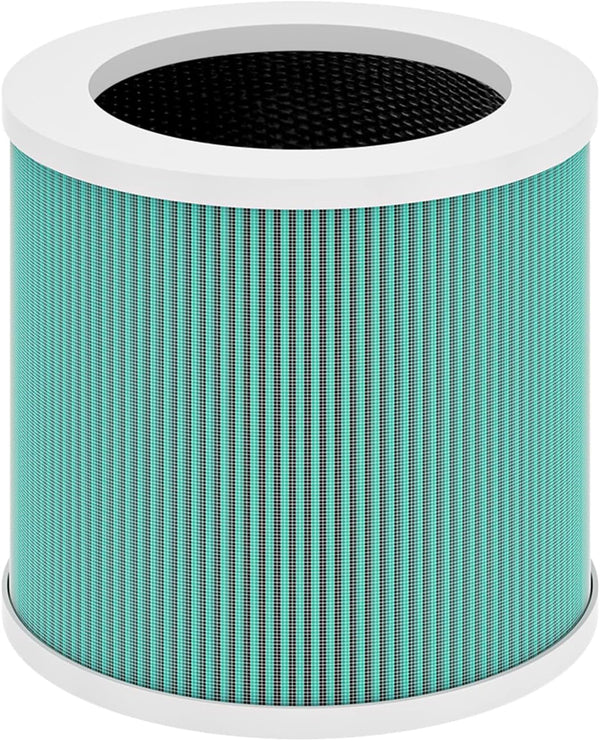 Air Purifier Filter - Genuine 3-in-1 True HEPA Replacement Filter for Pet Bedroom Smell