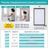 Coavas Window Privacy Film Frosted Glass Static Cling for UV Sun Blocking and Heat Control (35.4 x 78.7 Inch)